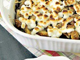 Peppermint Hot Chocolate Bread Pudding