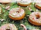 Peppermint Hot Chocolate Donuts