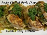Pesto Stuffed Pork Chops