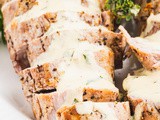 Pork Tenderloin with Herb Mustard Sauce