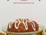 Pumpkin Bubble Bread with Cream Cheese Glaze