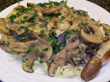 Rachael Ray Wednesday - Chicken with Wild Mushrooms and Balsamic Cream Sauce