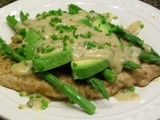 Rachael Ray Wednesday - Veal Scallopine with Dijon Sauce, Asparagus, and Avocados