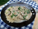 Roasted Garlic Pork Chops and Rice