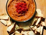 Roasted Red Pepper and Garlic Hummus