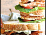 Salmon BLTs with Creamy Lemon Dill Sauce