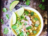 Slow Cooker Green Chile Pork Posole