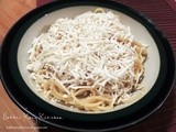 Spaghetti with Browned Butter and Mizithra Cheese