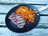 Spicy Grilled Pork Chops and Peppers
