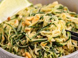 Spicy Peanut Cucumber Noodle Salad