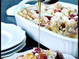 Strawberries and Cream Cheese French Toast Casserole