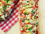 Thai Chicken French Bread Pizza