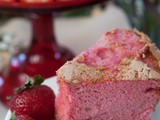 Back School Blues, Are Pink with Bobbie’s Strawberry Angel Food Cake