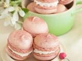 Cherry Blossom (Sakura) Macarons