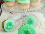 Creme de Menthe Cupcakes, the Luck of the Irish