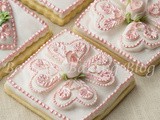 Decorated Tufted Heart Sugar Cookie