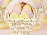 Easter Basket with Royal Icing Needle Point