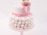 Fabric Fondant Billow Weave Cake