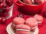 French Cherry Macaron Tutorial