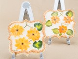 Hand Painted Sunflower Sugar Cookies