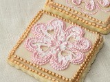 Learn Broderie Anglaise Eyelet Lace Royal Icing on Sugar Cookie Video