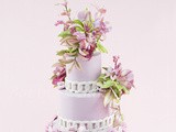 Mariposa Lily Cake Spray