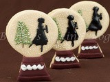 Nutcracker Snow Globe Sugar Cookies