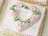 Primrose Garden Tufted Heart on a Sugar Cookie