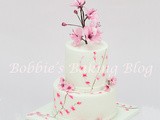 Sugar and Hand Painted Cherry Blossom Cake Tutorial