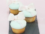 White Chocolate-Limoncello Cupcakes with a Kiss Surprise