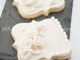 White on White Over-Piped Sugar Cookies