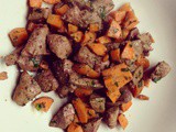 Geröstete Leber mit Karotte ( Hundefutter )