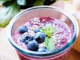 Kiwi-Blaubeeren Shake