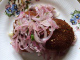 Beef cutlet for a brown Christmas