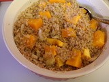 Kasha with Butternut Squash Cubes