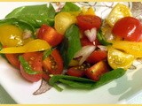 Yellow Pear and Cherry Tomato Salad