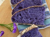 Butterfly pea Bread