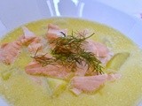 Finnish salmon soup