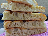 Focaccia di semola a lievitazione naturale