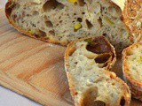 Pane a lievitazione naturale ai pistacchi e semi vari