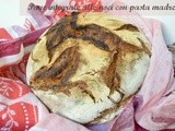 Pane integrale alle noci con pasta madre