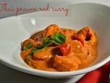 Thai prawn red curry