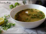 Lemon Coriander Soup