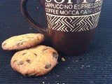 Orange & choco chip cookies