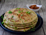 Peas Paneer Paratha