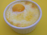 Shirred Eggs with Potato Purée