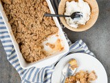 Appel en peer crumble met havermout