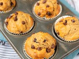 Bananenbrood muffins met pindakaas