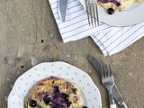 Blueberry pancakes met yoghurt en citroen