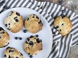 Blueberry scones met citroen